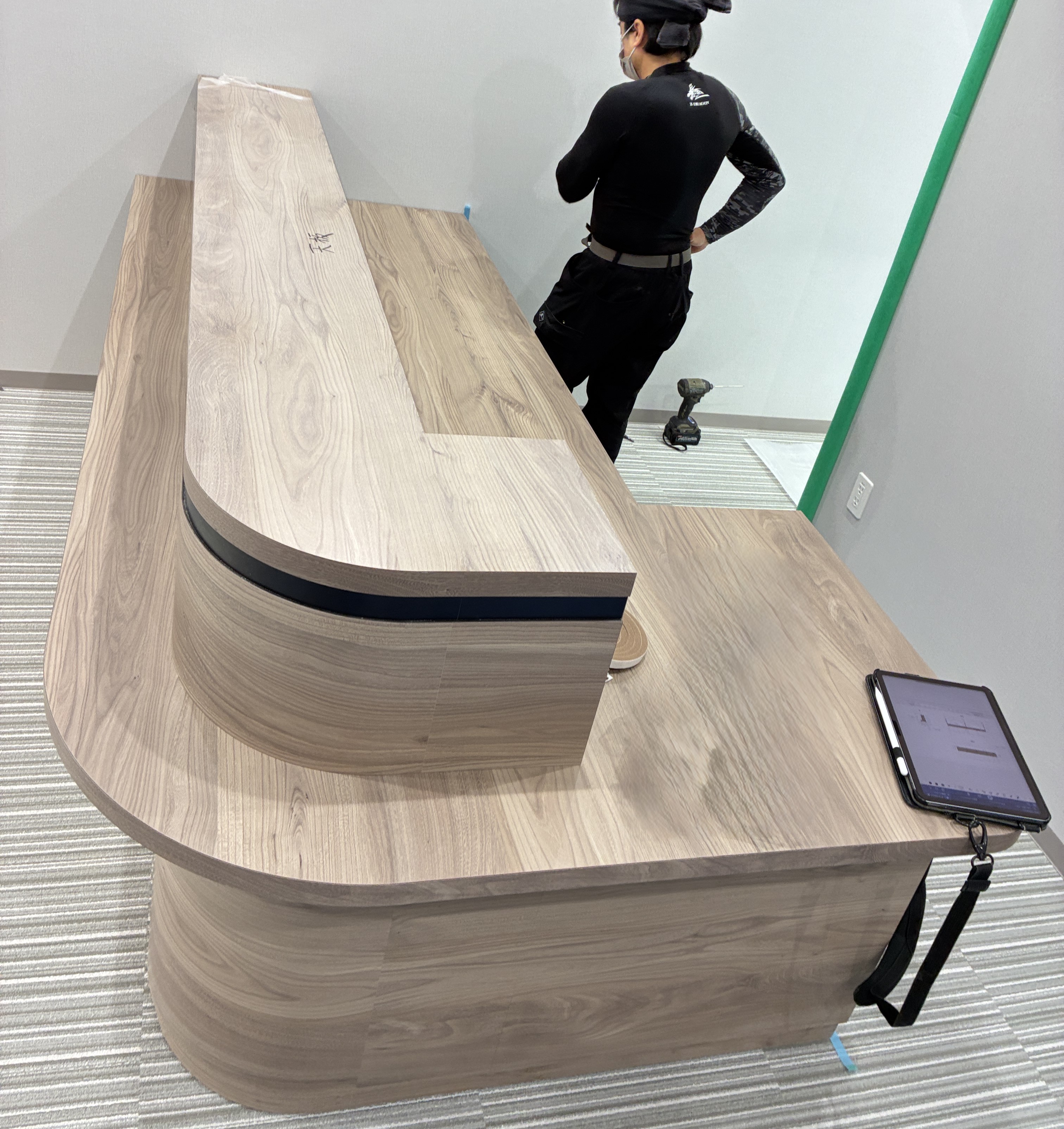 クリニック受付用造作カウンター
